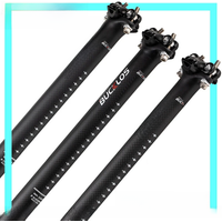 AliExpress NONE BUCKLOS 350/400mm Bicycle Seatpost 27.2/30.8/31.6mm Bike Seat Tube Aluminum Alloy Road MTB Saddle Post Durable Bike Saddle Tube