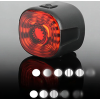 AliExpress NONE GIYO Bicycle Smart Brake Tail Light MTB Road Bike Auto Brake Sensing Light IPX6 Waterproof LED Warning Rear Lamp Colorful Light