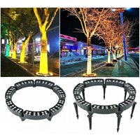 1pcs 12W Tree Holding Lamp Outdoor IP65 Waterproof Garden Spot Underground Lamps Landscape Lighting AC85-265V DC24V RGB Light