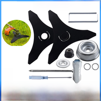 3 Teeth Brush Cutter Blade for Various Types 10 Inch Manganese of Grass Trimmer Brush Cutter Lawnmower Accessories
