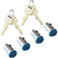 AliExpress NONE 2SET For Thule Halfords Roof Bars Cycle Carriers Exterior Parts Car Locks Roof Bar Rack Barrel Security Locks With 2 Keys