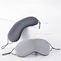 Sleeping Eye Mask Korean Style Ice Silk Warm And Cool Dual Use Adjustable Travel Light Blocking Breathable Eye Mask
