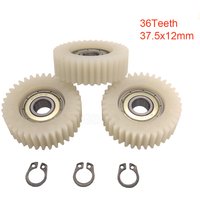 3Pcs 37.5x12mm Planetary Gear 36 Teeth Gears With 7.94mm Bearings Wheel Hubs Electric Bike Nylon Gear For Bafang Motor Parts