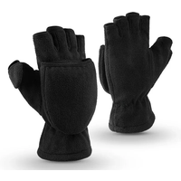 AliExpress MOONBIFFY Winter Gloves 3M Thinsulate Fingerless Convertible Ski Gloves Mittens Windproof Cycling Gloves Fleece Warm for Men Women