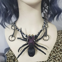 Women Men spider Harajuku Gothic Punk Short necklace Subculture Spice Y2K Girl Collar choker designer chokers customized pandent