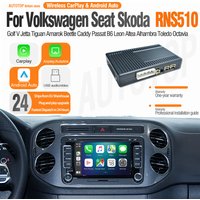 AUTOTOP Wireless CarPlay Android Auto Car Module for VW RNS510 Golf V VI Jetta Tiguan Amarok Beetle Caddy Passat Phaeton GPS BT