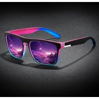AliExpress VIGNYBURKE Sporty Square Fashion Glasses for Men and Women,Anti-Reflective PC LensesComposite Frame,Ideal for Cycling, Driving,Beach Travel