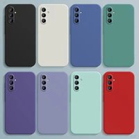 Square Liquid Silicone Case For Samsung Galaxy A14 A24 A34 A54 A16 A06 A26 A36 A56 A05 A05S A15 A25 A35 A55 A04 A04E A04s Cover