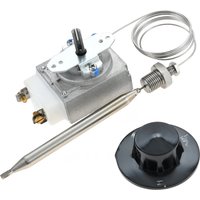 Thermostat Valve 200-400F Control Knob Switch RX-1-36 60125401 for Deep Fryer Pitco 60124501 Imperial 1175 Robertshaw 1/4" MNPT