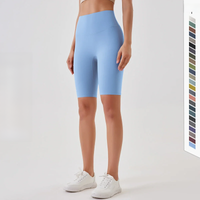 AliExpress COZOK 2024 High-Waisted Buttock Lifting Yoga Shorts Summer Seamless Yoga Legging Shorts Outer Wear Tight Cycling Athletic Gym Shorts