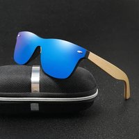 AliExpress juncture Wood Cycling Sunglasses Men Women Square Bamboo Women for Women Men Mirror Sun Glasses Oversize Retro De Sol Masculino Handmade
