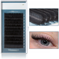 Yelix Ellipse Flat Eyelash Extension Soft nature Cashmere Lashes Split-tips Mix Lash Extensions Individual Eyelashes lassic eyel