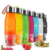 AliExpress abay Water Bottle Sport Gourd Cup Fruit Infuser Juice H2O Lemon Leak Proof Travel Eco Friendly Bicycle Bottles Outdoor Mug Drinkware
