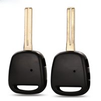 jingyuqin 1 Button Remote Car Key Shell For TOYOTA Carina Estima Harrier Previa Corolla Celica Key Case TOY48 Blade