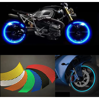 AliExpress Other 1set of 16pcs Wheel Sticker Reflective Rim Stripe Tape Bike Motorcycle Stickers For Honda For Kawasaki Z750 Z800 For YAMAHA MT07