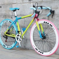 AliExpress SKIG Variable Speed Dead Fly Bike Student Male/female Road Bike Adult Lightweight Simple High Appearance Level Solid Tire Bend Handle