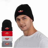 AliExpress 1pc Fashionable Red Bull Hat Ear Protection Windproof Knit Beanie Hat Red Bull Pattern For Men And Women Ideal Choice For Gifts