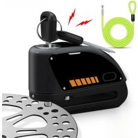 AliExpress NONE Rockbye Bike Disc Lock 110dB Anti-theft Bicycle Wheel Padlock Rechargeable Waterproof Motorcycle Safety Alarm Lock Moto Padlock