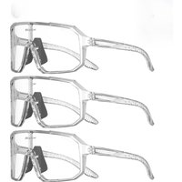 AliExpress SCVCN 3Packs Outdoor Photochromic Cycling Sunglasses Men Women Sports MTB Bike Eyewear Road Bicycle Cycl Glasses UV400 Goggles