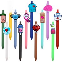 10/12Pcs Nurse Pens Cute Nursing Student Essentials Pens for Nurses Medical Assistants Students Workers Office Appreciation Gift