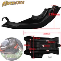 motorcycle Accessories ngine Protector Guard Skid Plate for KTM EXC-F 250 350 Husqvarna FE 2017-2019 Cafe Racer Chassis Covers
