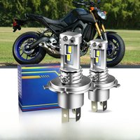 1pc/2Pcs Motorcycle Headlights For Yamaha FZ09 MT-09 2014 2015 2016 Super Bright H4 HS1 LED Headlamp Hi/Low Beam Bulb CANbus