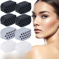 Mandibular Exerciser Exercise Face Line Chin Neck Ball Trainer Silicone Workout Exercises Masseter Strengthener Strap Facial