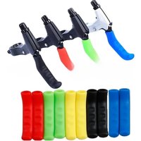 AliExpress NONE 1pair Bicycle Brake Handle Cover Silicone Non-slip Removable MTB Cycling Electric Scooter durable Brake Handle Protection Cover