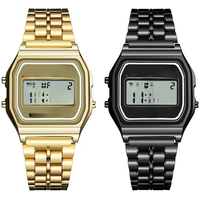 New Montre Homme F-91W Steel Strap Watch For Men LED Digital Sports Military Watches Electronic Women Wrist Watch Zegarek Damski