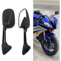 For YAMAHA YZFR1 YZF-R1 YZF R1 1998-2008 YZF R6 YZFR6 YZF-R6 1999-2008 Motorcycle Mirror Rear View Rearview Side Mirrors