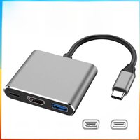USB C To HDMI Adapter, Type-C OTG Three In One HUB, 4K HDMI And PD Fast Charging USB C to HDMI USB HUB Female Converter