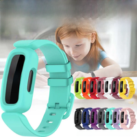 Strap For Fitbit Ace 3 Kids Watch Band Bracelet Soft Silicone Replacement Wristband For Fitbit Ace3 Classic Correa