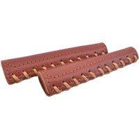 AliExpress NONE Handmade Genuine Cowhide Leather Motorcycle Brake Clutch Covers and Biker Handle Lever Covers in Brown / Black