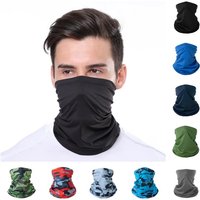 AliExpress NONE Cycling Face Mask Absorb Sweat Breathable Fishing Training Sport UV Face Scarf Neck Gaiter Summer Face Bandana Ice Silk Men Wome