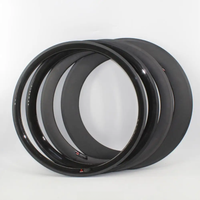AliExpress QILEFU Newest 700C 38 50 60 88mm clincher rims Road bicycle matt 3K UD 12K T800 full carbon fibre wheels carbon bike rims 23 25mm width