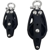 Lifting Pulley Smooth Bearing Deck Rigging Pulley Block Small Silent Bearing Sailing Pulley for Kayak Boat Anchor Trolley Acces