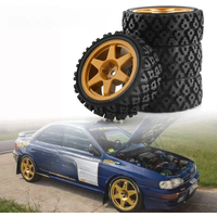 4Pcs/2Pcs 1/10 RC Racing Car Wheels Rally Tyre & On Road Tires 12mm Hex for Tamiya XV01 XV02 TA06 TT01 TT02 PTG2 144001 A959 HPI