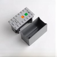 88000 Building Block Power AAA Battery Box Technical Parts MOC Train Car compatible with legoeds