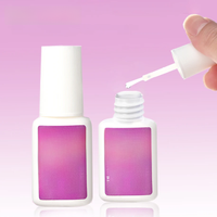 8ml Brush-on Fast Drying Nail Glue for False Nails Glitter Acrylic Nail Rhinestone Decoration 1/5pcs Nail Tips Bond Glue Nail To