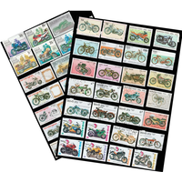 AliExpress NONE 44 PCS All Different Topic Motor Bike Motorcycle Unused Postage Stamps With Post Mark For Collection
