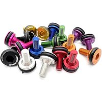 AliExpress Aluminum Alloy / Steel Bike Square hole Bottom Bracket Waterproof Sealed Bolts Bicycle BB Screws M8*15mm