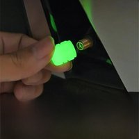 AliExpress Luminous Valve Caps Car Fluorescent Tire Valves Cap Glow In The Dark Car Motorcycle Bike Wheel Plugs Tyre Hub Cover Decor