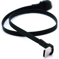5CM-300CM Ultra-thin elbow type-c data cable wire USB 2.0 double elbow charger po short term portable 1M 2M 3M 0,5M 0.3M 0.2M