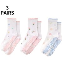1/2/3/4/pairs of women's Pilates socks, soft and comfortable, high elasticity and non restrictive, suitable for all seasons