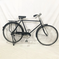 AliExpress LISM Adult Men's 28-inch Double Lever Brake Old-style Two Eight Big Bar Traditional Load Bicycle City Walking Bike Drop-shipping Free