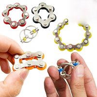 AliExpress MOONBIFFY 1Pcs Roller Bike Chain Fidget Autism Toys Therapy Cool Gadgets Stress Skills for Anxiety Antiestrés Juguetes Ansiedad