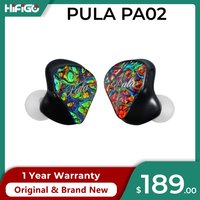 PULA PA02 HiFi Earphone 1DD+4BA Hybrid In-Ear Monitors Hi-Res Music Studio Wired Hybrid driver Earphones with 0.78mm 2-Pin Cable