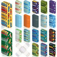 40/80pcs 20 Styles Kids Bandages Bulk Cute Cartoon Flexible Bandages Waterproof Breathable Bandages Strip Protect Cuts And Scrap