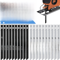 25pcs Jig Saw Blade Set 6T 8T 10T High Carbon Steel Saw Blades with U-shank Sharp Fast Cut Down Jigsaw Blade Woodworking Tool