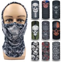 AliExpress Fandana Gear 01-31 Seamless Holloween Skull Bandana Skeleton Cycling Neck Gaiter Ski Face Cover Headband Mask Outdoor Sports Multi Use Scarf